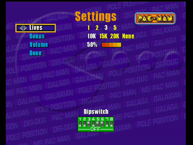 Namco Museum 64 screenshot 3 for Nintendo 64